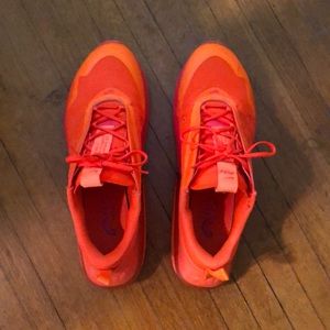 Nike Air Max Up NRG Orange Pink Fitness Running Shoes 11 M EUC Gently Used Nice